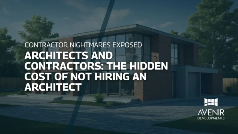 Architects and Contractors The Hidden Cost of NOT Hiring an Architect