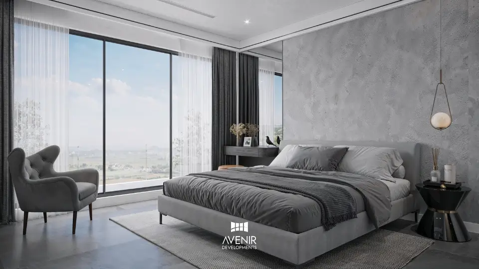 Bedroom at Park Central Apartments Lahore - Designed by Avenir Developments - The best Apartments Design Company in Lahore (5)