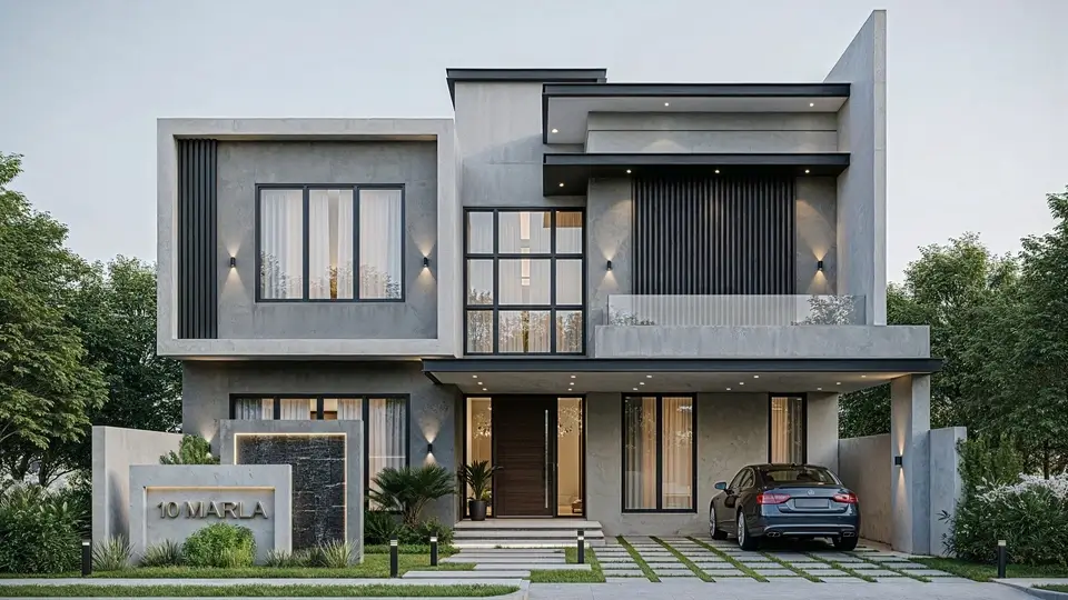 10 Marla House Design by Avenir Developments