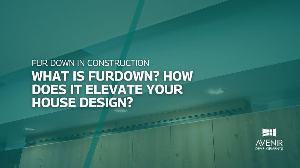 What is Furdown or fur down in construction and architecture.
