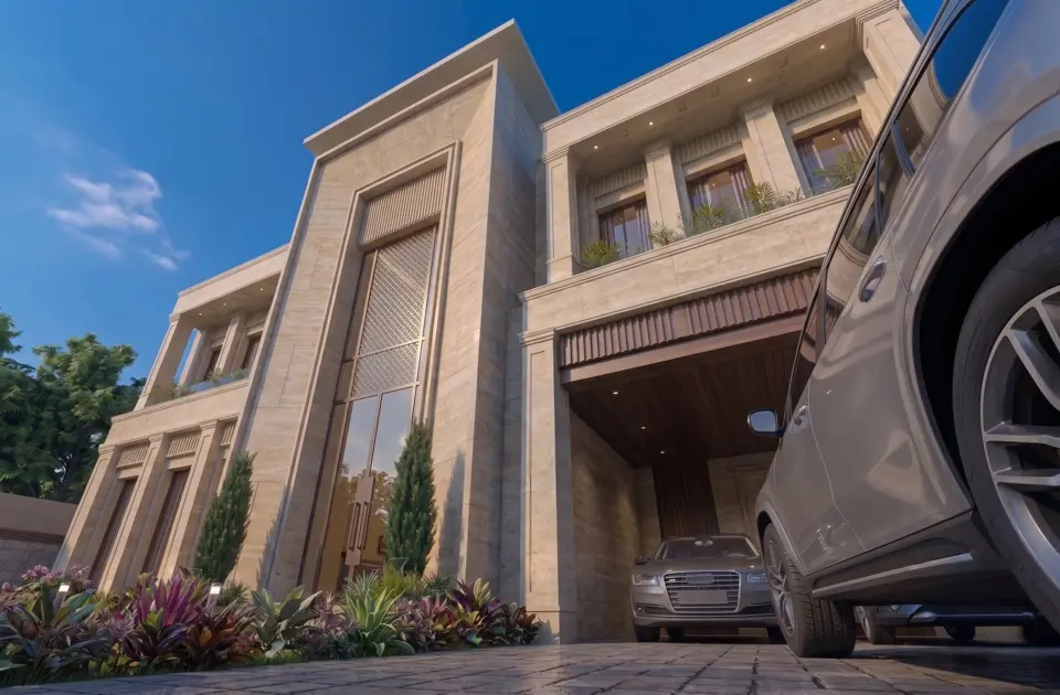 Neo classical two Kanal house in Gulberg Greens Islamabad designed by Avenir Developments