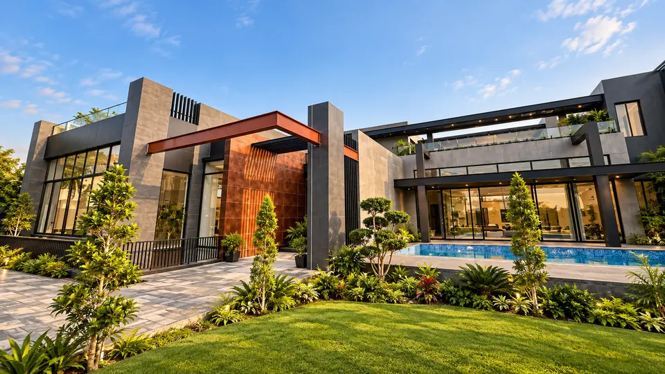 Farmhouse Designed and Built by Avenir Developments (Luxury Architecture and Construction Company in Pakistan)